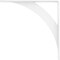 Ekena Millwork Legacy Steel Bracket, White Primer 2"W x 16"D x 16"H BKTM02X16X16LEPWH - alternate 10